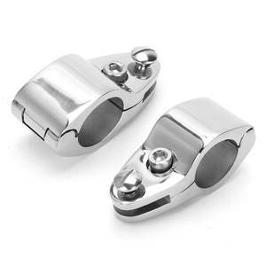 Marine Grade 316 Stainless Steel Pipe Clamp Tube Holder for Boat Yacht