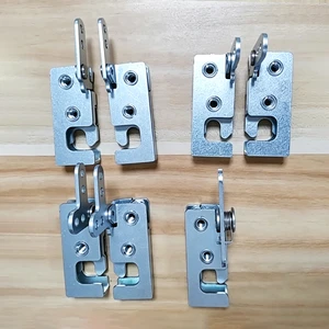 Durable Toolbox Rotary Door Galvanized Iron Draw Lock Metal Flat Plate Assembly Buckle Adjustable Toggle Clamp Latch