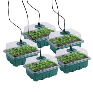 New Full Spectrum LED Growing Lamp Seed Starter Trays Greenhouse Growing Lamp for Indoor Plant Germinating Intelligent Control