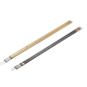 400V 6400W Gold Coating Hight Power Carbon Infrared Heating Lamp for Printing Ink