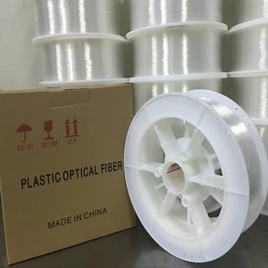 0.75mm PMMA Plastic Fiber Optic End Point LED Light Source with Tail Luminous Light Guide Led Fiber Optic Light