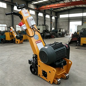 Mini Hand Walk Asphalt Cold Milling Machine Concrete Road Planer with Engine 7500W High Efficiency 2-8mm Working Depth