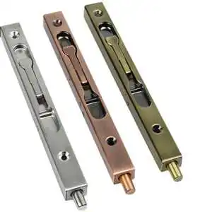 Stainless Steel Square Box Plug Slotted Concealed Plug Wooden Wooden Door Anti-theft Door Bolt Heaven and Earth Plugs