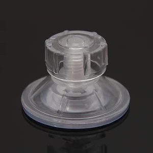 Rotary Powerful Knob Suction Cups Hook Removable Reusable Bathroom Sucker Hook for Glass