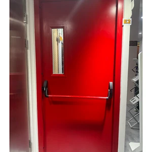Anti-Corrosion Steel Fire Exit Door with Full UL Hardware Stable Structure Low Maintenance for Coastal Areas