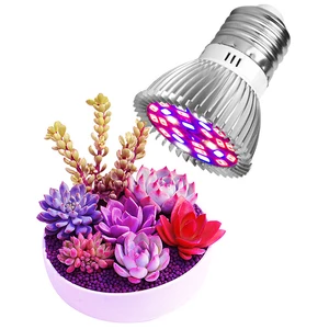 Hot Sale 28W E14/E27 LED Full Spectrum Growing Lamp Aluminum Plant Growth Bulb for Hydroponics Seeds Flowers Vegetables Seeds