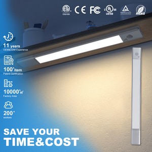 Indoor Under Cabinet Lighting USB Rechargeable Cabinet Lights Wireless Magnetic LED Motion Sensor Light for Wall Kitchen Closet
