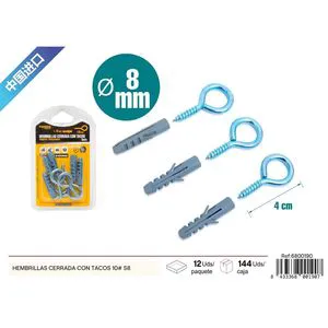 10#+S8 Stud Anchors with Closed Sockets for Fastening and Fixing