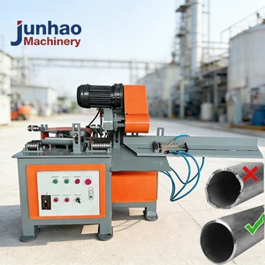 CNC Automatic 6 Inch Round Tube Roll Cutting Machine Burr Free Pipe Cutter 220V/380V Customizable Voltage