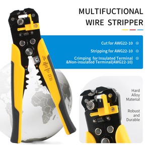 Multifunctional Automatic Steel Wire Stripper Tool With Self-adjusting Pliers Cutting & Crimping DIY Grade OEM Customizable