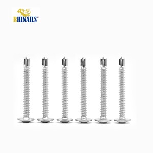 Rhinails Factory Direct Metric Industrial Grade Stainless Steel Washer Head Self Drill Screw Durable Screws For Metal Roofing