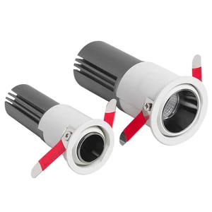 High Quality New Design Adjustable Hotel Living Room Bathroom Ip20 Waterproof Mini Recessed Downlight Ceiling Led Core Spotlight
