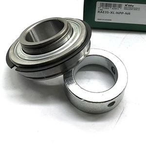 Radial Bearings YET207 RAE35NPPB Insert Bearing With Lock Collar RAE35-XL-NPP-B Yet 207