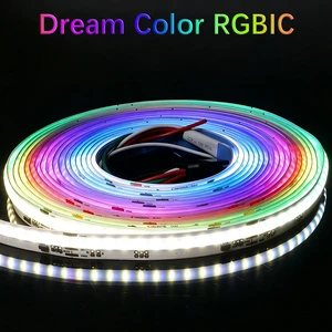 TTL Addressable Dream Color LED Diode WS2811 RGBIC Smart APP Dimmable Copper Landscape Music Sync Rhythm Chasing Light Strip