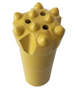 Good Quality 6/7/8 Tips Tapered Metric Chamfered Carbide Drill Bit 32mm Carbon Steel for Jack Hammer Rock Mining High Efficiency