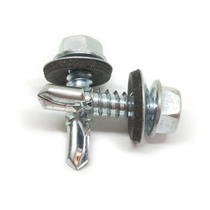 Roofing Screw Fasteners Manufacturers Metal Roofing Screws With Rubber Hex Washer Head Self Tapping Roofing Screws