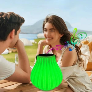 Rechargeable Plastic Music Lamp Atmosphere Music Lights for Couples and Friends Gathering Light BL Speaker Light for Party