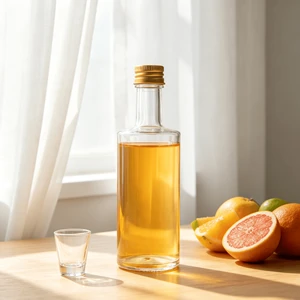 Wholesale 50ml Empty Mini Spirit Glass Flask Liquor Bottle Glass Bottle Vodka Whiskey Water with Screw Cap