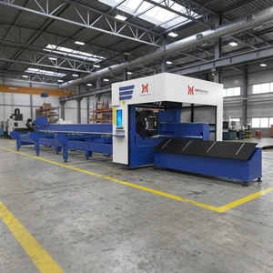 CNC Laser Cutting Machine, Semi-automatic Feeding And Pipe Cutting, Factory Direct Sales