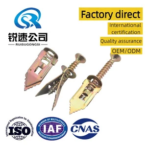 High Quality Steel Zinc Plated Hammer Drive Expansion Screw Gypsum Board Ceiling Anchor Plasterboard Screw Fixing Metric