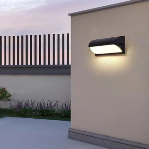 LED Outdoor/Indoor Wall Lamp PIR Motion Sensor IP65 Waterproof AC220V Modern Aluminum Living Room Decorative Lighting