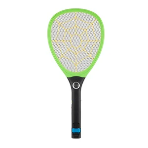 Insect Bug Zapper Mosquito Home Racket Fly Bat Lead Acid Battery Rechargeable Electric Mosquito Swatter with Light