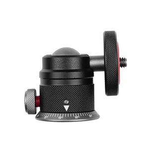 Mini Ball Head 360° Swivel 1/4 Screw Camera Tripod Mount For DSLR DV Camera Universal Rotating Adapter Wholesale Support Custom