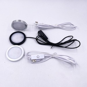 Modern 3W DC5V LED Mini Thin Open Mounted Down Light USB Ceiling Wine Cabinet with Switch Small Spot Light for Hotels