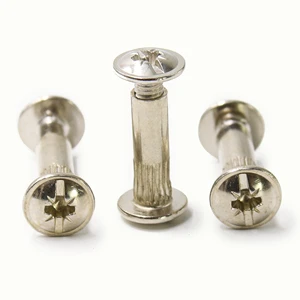 Chicago Screw OEM Custom M4M5M6M8 Stainless Steel Knurled Head Micro Binding Screw