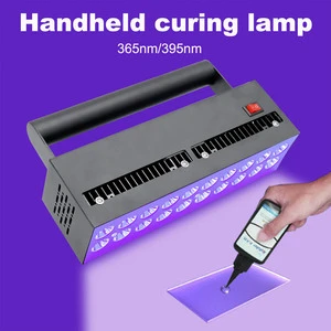 Portable Handheld UV Coating Curing Lamp 365nm UV Flashlight Car Painting High Power 200W 395nm LED UV Curing Light