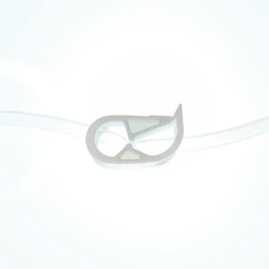 PP Metric Tube Clamp for 2.3-4mm Tubing Stop Liquid Flow Industrial/Medical Use