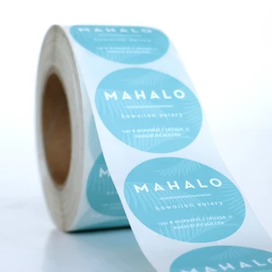 Customized Vinyl Roll Labels for Food Cosmetics QR Codes Serial Numbers Stickers Thank You Stickers Cartoon Stickers UV Printing