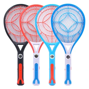 Custom Bug Zapper Fly Killer Battery Powered Handheld Rechargeable Outdoor Racket Electric Mosquito Swatter