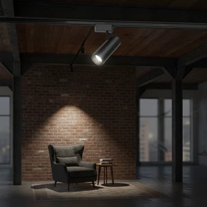 Suez Complete LED Track Lighting System with Aluminum+PC Material Safe & Reliable Dimmable for Home & Office