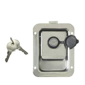 Stainless Steel Alloy & Iron AWP Spare Parts Genie YH2947 Butterfly Type Polished Carton Paddle Handle Latch