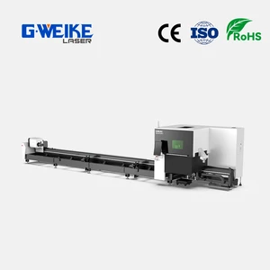 Two-chuck CNC Water-Cooled Fiber Laser Tube And Pipe Cutting Machine With CE