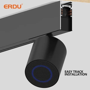 LED Magnetic Aluminum Track Light With COB For Speaker Modern Design Dimmable 48V Rail Ceiling Spotlight For Mall Use