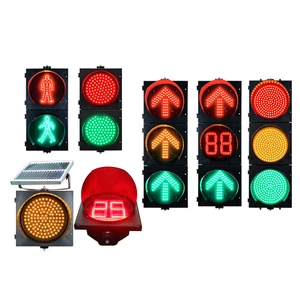 Solar Led Signal Traffic Light System Solution