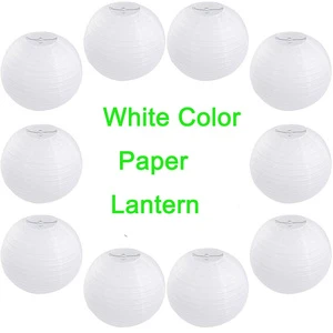 Paper Handmade White Lantern for Wedding Decoration, and Festival Decoration