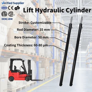 Forklift Lifting Hydraulic Cylinder for Warehouse Logistics with Hard Chrome Plated Piston Rod and Imported Seals