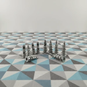 Gypsum Board Hammer Drive Anchors Self-drilling Non-drilling Zinc Alloy Fast Gecko Three-prong Pointed Tail Spiral Expansion