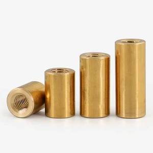 Custom CNC Machining Brass Threaded Bush Sleeve Stainless Steel Turning Bushing OEM Service