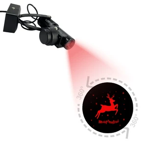 Hot Sale Custom Logo Led Gobo Projector Light Rotation Lamp for Hotel KTV Advertising