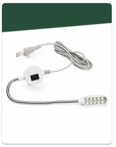 10 Beads Sewing Machine Led Light ABS and Metal Industrial Wired Magnetic Base Dimming Lamp Sewing Mini Lam