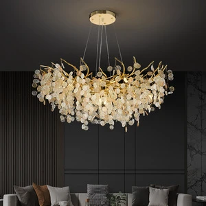 Cross-Border Foreign Trade Living Room Crystal Chandelier, Light Luxury Hall, Restaurant, Clothing Store, Art, Branch