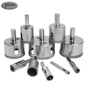 Jade Tile Hole Saw Kit Electroplated Diamond Tipped Core Drill Bit For Ceramic,Glass,Porcelain,Marble