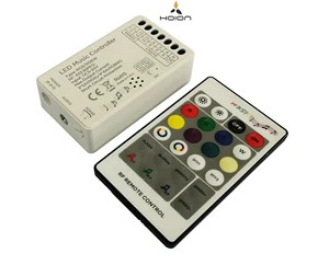 Music Controller RGB/RGBW 2 in 1 1024 Colors Changeable Dimming Sound Control LED Strip Light Music Controller