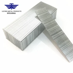 Wholesale Iron Electro Galvanized Smooth Shank Industrial Grade High Performance F20 Customized Wood Furniture Brad Nails