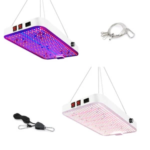 2025 New Design Dual Switches 93W 195W IP65 Dimmable Full Spectrum LED Grow Light Hydroponic Bloom Support 3-Year Warranty for