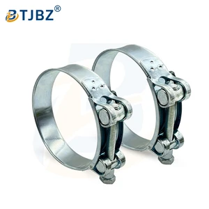 Stainless Steel Heavy Duty Bolt Hose Clamp Strong European type Thickened Clamp Fixing Clip Pipe Clamp